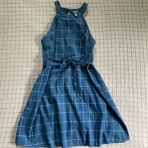 a new day / tie waist dress